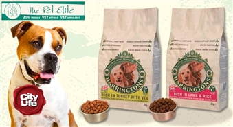 Veselīga maltīte Tavam mīļajam Reksim: suņu barība Harringtons (2 kg) no zooveikala The Pet Elite – 58%