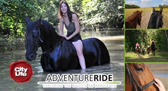 ADVENTURE RIDE piedāvā: 3 stundu pārgājiens ar zirgiem skaistā apvidū, netālu no Rīgas – 60%