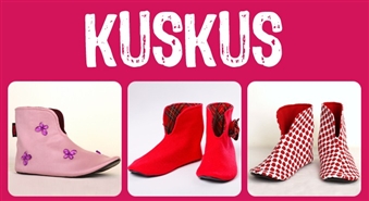 Stilīgie un omulīgie KusKus mājas zābaciņi – 40%