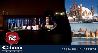 4D pasaka ZIEMASSVĒTKU BRĪNUMS Viļņā! Brauciens uz Viļņu (26. decembrī) kopā ar CIAO TRAVEL – CEĻOJUMU EKSPERTU – 50%