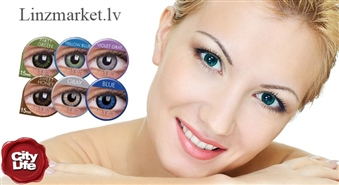Pārsteidz ar skatienu! Krāsainās kontaktlēcas no LINZMARKET.LV ar 58% atlaidi!