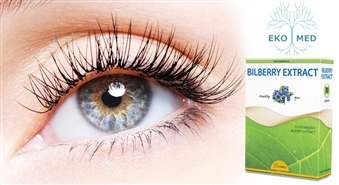 EkoMed piedāvā: uztura bagātinātājs BILLBERRY ar melleņu ekstraktu acu veselībai par 60% lētāk! Labs palīgs nogurušām acīm!