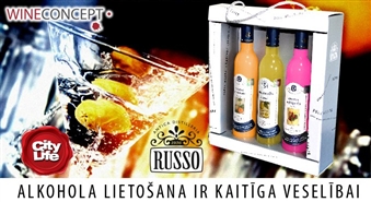 WINE CONCEPT: Комплект традиционных ликеров Russo или мастер-класс итальянских коктейлей – до 50%