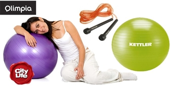 Будьте в форме! KETTLER мячи для аэробики и скакалка – 50%