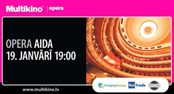 Pasaulslavenā opera AĪDA kinoteātrī MULTIKINO – 50%