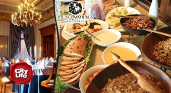 Svētdienas pusdienas zviedru galda veidā restorānā BENJAMIŅŠ – 50%