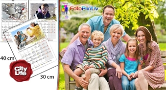 Pārsteidz mīļos ar oriģinālu dāvanu! Personalizēts kalendārs (5 veidi) no FotoPrint.lv – 50%