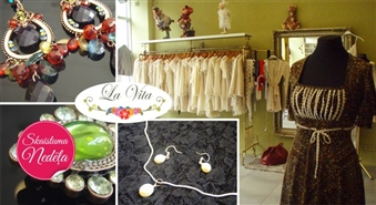 LA VITA BOUTIQUE vintage stila rotas un mežģīņu kleitas: dāvanu karte Ls 10 vērtībā – 50%