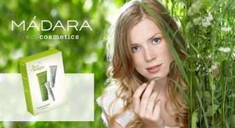 Dabīgās kosmētikas MÁDARA komplekts A TOUCH OF MAGIC (roku krēms, lūpu balzams, atjaunojošs nakts krēms) – 50%