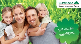 Compensa Life Vienna Insurance Group SE piedāvā: veselības apdrošināšana fiziskām personām gadam tikai par Ls 99! Apdrošinies vesels!