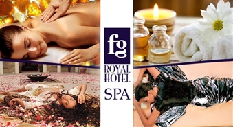 FG Royal Hotel SPA salons: anticelulīta masāža + sapropeļa ietīšana figūras korekcijai – 74% Dāvanā saņemsi ekskluzīvās sapropeļa ziepes!