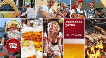 Latviabeerfest 2012 в Верманском парке: аттракционы, концерты, конкурсы и дегустации! Билет на один день (2 шт.) всего за Ls 1!