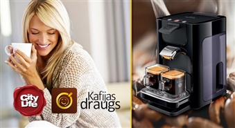 Kafijas automāts PHILIPS SENSEO QUADRANTE no KafijasDraugs.lv – 36%