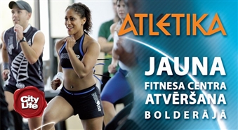 Mēneša abonements jaunākajā ATLĒTIKA fitnesa klubā – 50%
