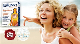 Uztura bagātinātājs Immunace imunitātes stiprināšanai no EkoMed – 60%