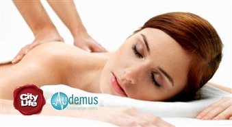 Ārstnieciski relaksējoša muguras masāža fizioterapijas centrā AUDEMUS – 50%