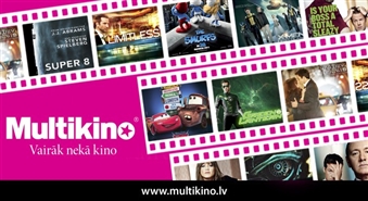 FANTASTISKĀKAIS KINO PIEDĀVĀJUMS VASARAI NO MULTIKINO: biļete uz JEBKURU filmu (arī 3D), JEBKURĀ dienā un LAIKĀ, visu vasaru ar 54% atlaidi! Baudi kino bez ierobežojumiem!