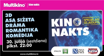MULTIKINO svin gada jubileju! KINO NAKTS: SPECIĀLAIS IZLAIDUMS ietvaros 10 šī gada labākās filmas – 78%