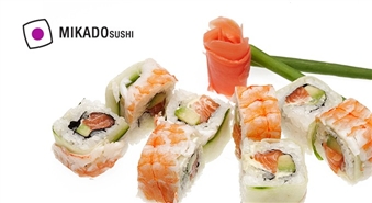 MIKADO SUSHI piedāvā: pasūti gardos suši Ls 12 vērtībā par 50% lētāk! Ofisā, mājās vai zaļā pļavā – sauc suši pie sevis, lai mielasts iet vaļā!