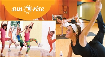 Sporta abonements mēnesim sporta deju un fitnesa studijā SUNRISE Imantā ar 50% atlaidi! Lieliska iespēja sportot visai ģimenei!