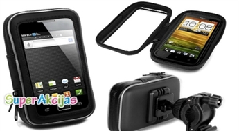 Ūdensnecaurlaidīga soma-turētājs ar stiprinājumu - telefonam, smartfonam, kā arī GPS navigācijai!