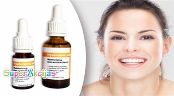 Hialuronskābes serums! Skaistai, atjaunotai, mirdzošai ādai!