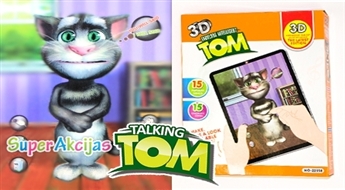 Интерактивный 3D-планшет Кот Том! Говорит, смеётся и поёт песенки!
