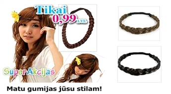 Aktuāls matu aksesuārs romantiskam tēlam - matu lenta grieķu stila frizūrai!