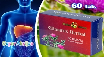 Uztura bagātinātājs Silimarex Herbal N 60