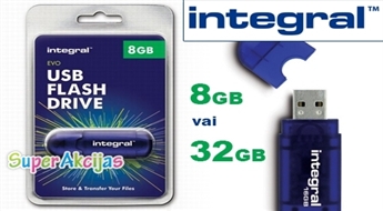 INTEGRAL Integral USB Flash Drive EVO blue 8GB vai 32GB