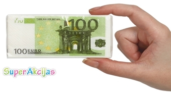 Ļoti neparasti kabatslakatiņi - EIRO banknotes!