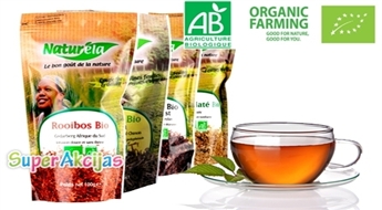 Bioloģiskā tēja NATURELA. 4 veidi! Ceylon, Sencha green, Rooibos vai Mate tēja!