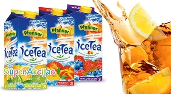 "Pfanner" Ice tea - холодный чай с ароматом персика, лимона, вишни или лесных ягод!