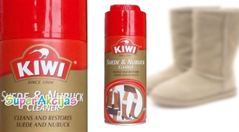 Ухоженная обувь даже в осеннюю непогоду c KIWI Suede/N. Cleaner!