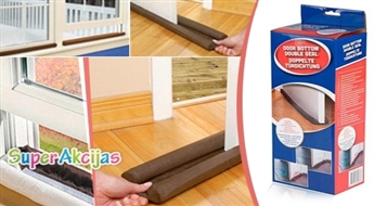 Прокладка под дверь от сквозняка Door Bottom Double Seal - 47%