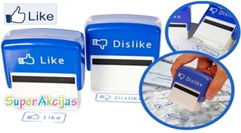 Sociālā tīkla Facebook “Like” un “Dislike” zīmodziņi!
