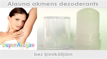 Dabīgā alauna akmens dezodorants (120 ml) bez smaržvielām un ķimikālijām!