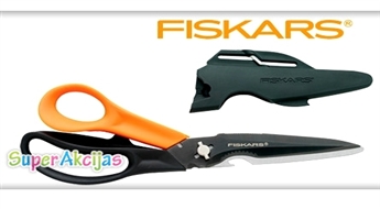 Ножницы Fiskars Cuts+More™ Scissors (9") — это девять инструментов в одном!
