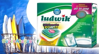 Таблетки для посудомоечных машин Ludwik All in One, 30шт!