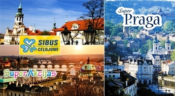 Lieliska iespēja iepazīt Prāgu un Drēzdeni par pievilcīgu cenu! Tūre Prāga - Karlovi Vari - Drēzdene!