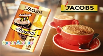 НОВИНКА JACOBS кофе растворимый 3в1 "Vanilla" Topping [10 шт] – 43%