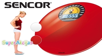 Ķermeņa svari Sencor SBS1974WH Racer Style, Limited Edition!