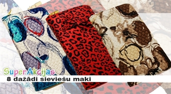 Oriģināli un koši sieviešu maki ar pavasarīgu dizainu!