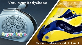 1, 10 или 20 занятий на вакуумных тренажерах VacuProfessional 10 in 1 или Vacu Body Shape!