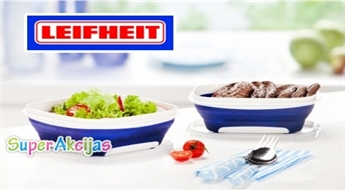 Складывающиеся пищевые контейнеры Leifheit Fresh & Slim разных форм и размеров со скидкой до -54%