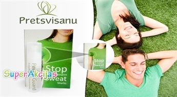 Revolucionārs antiperspirants! Pretsviedru līdzeklis Perspi-Guard aizsargās pret svīšanu līdz pat 5 dienām!