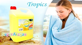 Augstas kvalitātes veļas mīkstinātājs - koncentrāts "DESTINATION - Tropics"!