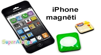 18 магнитиков в виде iPhone иконок для декора и прикрепления записок или фотографий!
