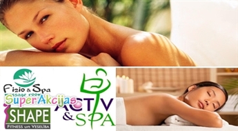 10 видов целительного и расслабляющего массажа в Fizio&SPA и центре Shape со скидкой до 68%!