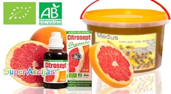 Защита от гриппа и простуды! CITROSEPT Organic - экстракт семян грейпфрута + Мёд!